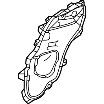 Lexus 67841-F6010 COVER, RR DOOR SERVI
