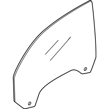 BMW 51-33-7-165-579 Door Window, Front Left