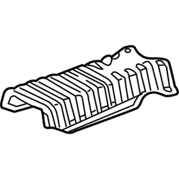 Lexus 58151-50020 Insulator, Front Floor Heat, NO.1