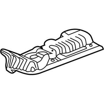 Lexus 58041-50010 Insulator Sub-Assy, Front Floor Heat, NO.1