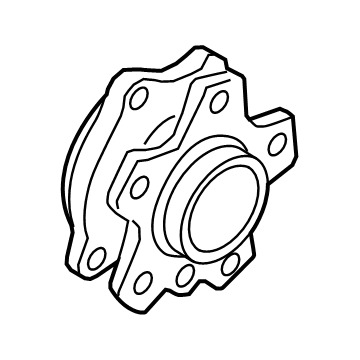 BMW 31-10-8-098-971 WHEEL HUB WITH BEARING, FRON