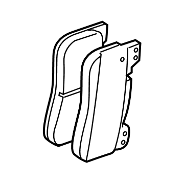 BMW 34-10-7-886-853 REPAIR KIT, BRAKE PADS ASBES