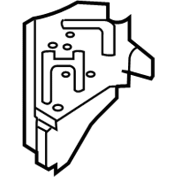 Nissan F4130-ZS0MA Bracket Battery Support