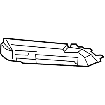 Honda 71106-TS8-A01 Cover, R. FR. Bumper Fog