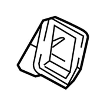 BMW 64-22-9-363-483 Footwell Ventilation Duct, Right