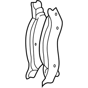 Ford XU2Z-2V001-AUA Front Pads