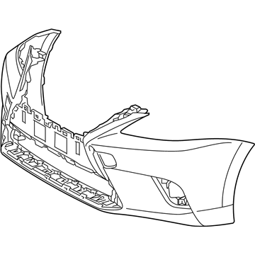 Lexus 52119-76921 Front Bumper Cover L/P