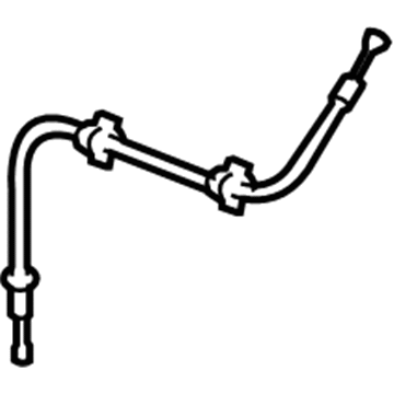 Acura 81723-STX-A01 Cable Assembly, Driver Side Reclining Middle Seat-Back (Inner)