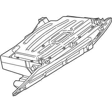 BMW 51-16-9-284-350 Glove Box Housing
