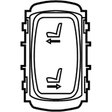 BMW 61-31-9-390-522 Seat Adjustment Switch, Right