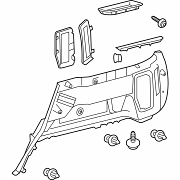 Toyota 64730-35130-C0 Lower Quarter Trim