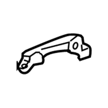 Lexus 69210-33070 Front Door Outside Handle Assembly, Right