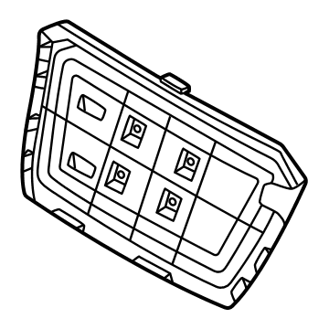 Kia 863CBAO000 COVER-CHARGE DOOR IN