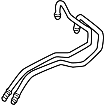 BMW 64-11-8-372-784 Aluminium Double Pipe