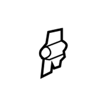 Honda 91568-SHJ-A01 Clip, Slide Door Quarter Glass