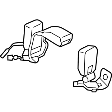 BMW 72-11-7-243-310 Lower Strap, Rear Middle And Right