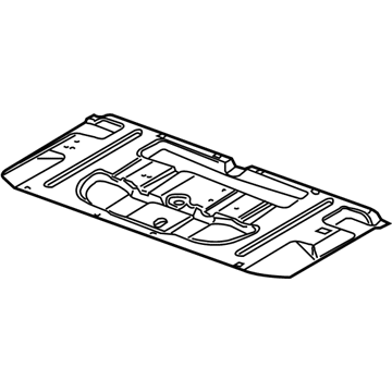 Mopar 5109033AE Pan-Front Floor