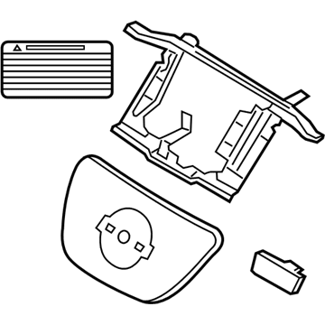 Nissan 65701-3NA2A Lid Complete-Charge Port