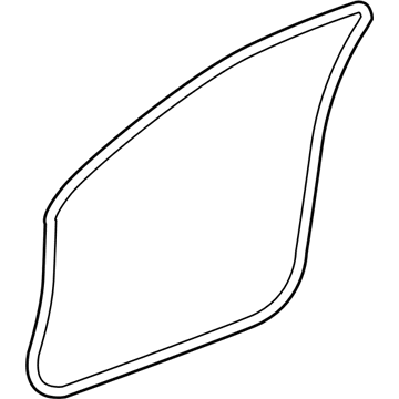 Honda 72315-TE0-A01ZA Seal, R. FR. Door Opening *NH167L* (GRAPHITE BLACK)