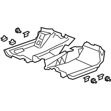 Honda 83301-TE0-A03ZA Carpet As*NH167L*