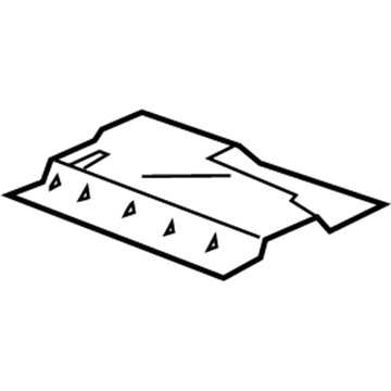 GM 84154095 Converter Shield