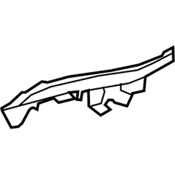 BMW 52-10-7-165-382 Attachment Rail, Cover, Right