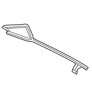 Nissan 82234-6MA0A Piece Assy-Corner, Rear Door