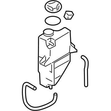 Kia 254302J000 Radiator Reservoir & Hose Assembly
