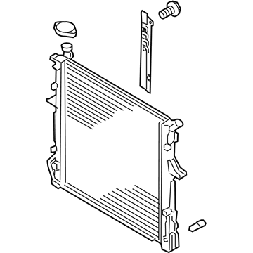 Kia 253102J200 Radiator Assembly