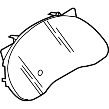 Nissan 24813-3AW0A Cover-Front Meter