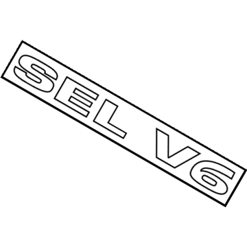 Ford 6E5Z-5442528-E Nameplate