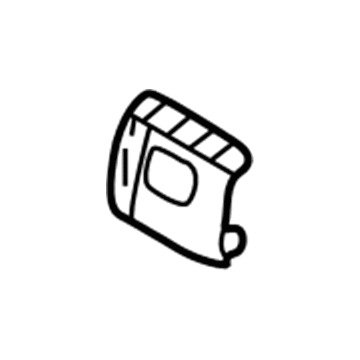 Hyundai 86681-25000 Bracket-Rear Bumper Upper Support