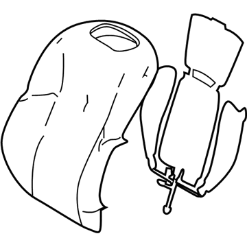 Lexus 71074-50F10-A7 Front Seat Cover Sub-Assembly