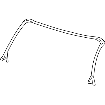 Lexus 63251-24030 Weatherstrip, Removable Roof, Front