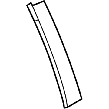 Lexus 75761-76010 MOULDING, Rear Door Window Frame