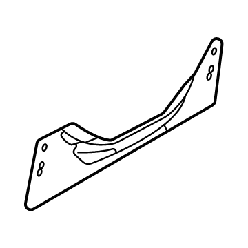 Nissan 67503-1EA0A Protector Assembly-Knee, LH Lower