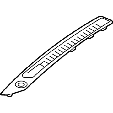 Nissan 68742-1EA0A Grille-Front Defroster, RH