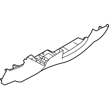 Nissan 68104-1EA0A Panel-Instrument Lower, Driver