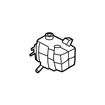 Ford MB3Z-8A080-A TANK ASY - RADIATOR OVERFLOW