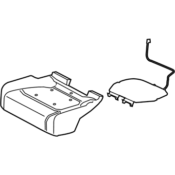 Ford FL3Z-16632A22-E Seat Cushion Pad