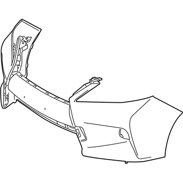 Lexus 52119-0E919 Front Bumper Cover Les