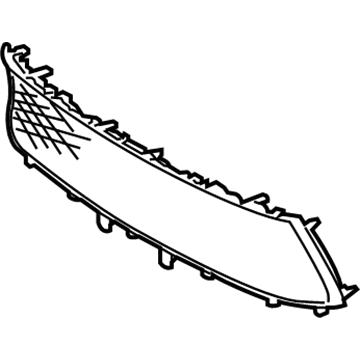 Lexus 53112-0E110 Grille, Radiator, Lower