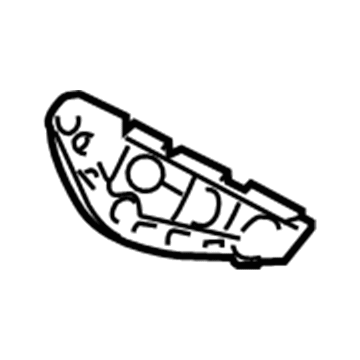 Lexus 52535-0E040 RETAINER, Front Bumper