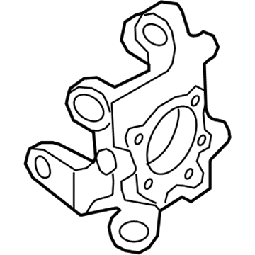 Hyundai 52720-3M000 Carrier Assembly-Rear Axle, RH