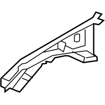 Acura 60710-TK4-A00ZZ Member, Left Front Wheelhouse (Upper)