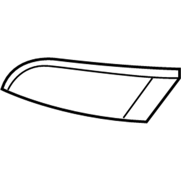 Hyundai 86561-3N010 Front Bumper Side Grille, Left
