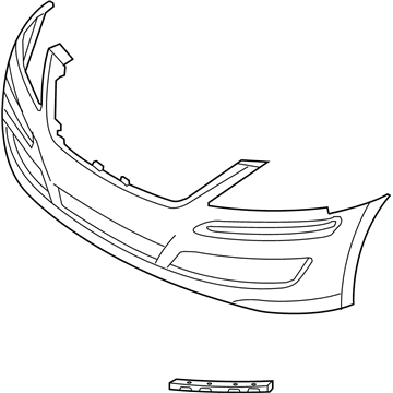 Hyundai 86540-3N010 Front Bumper Cover Assembly