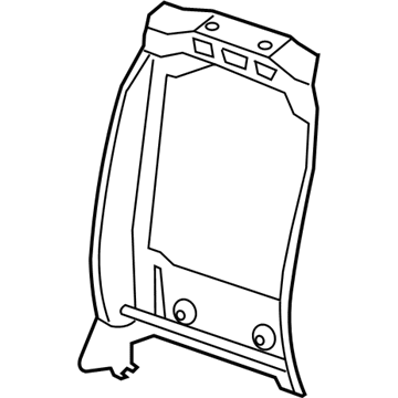 Mopar 68050468AA Frame-Front Seat Back