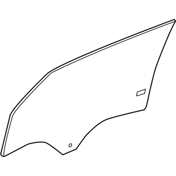 GM 22894981 Door Glass