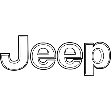 Mopar 5043159AA Nameplate
